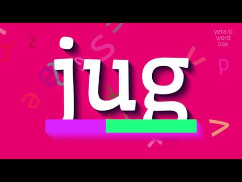 HOW TO PRONOUNCE JUG? #jug