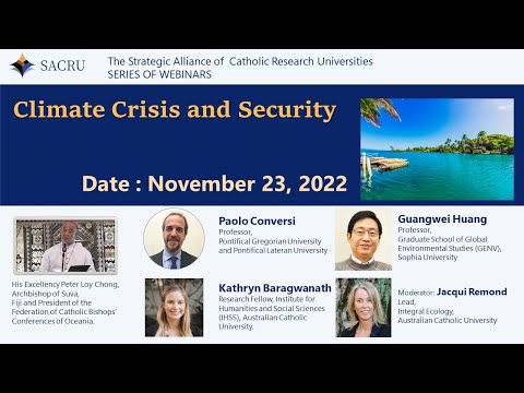 SACRU webinar "Climate Crisis and Security"