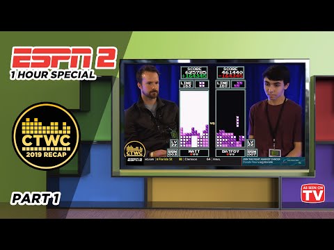 ESPN2 - CTWC 2019 One-Hour Special - Pt. 1 (TETRIS ON TV!)