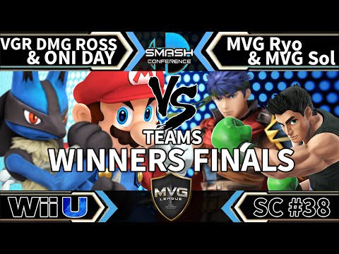 VGR DMG|Ross & ONI|Day vs. MVG|Ryo & MVG|Sol - Teams SSB4 Winners Finals - Smash Conference 38