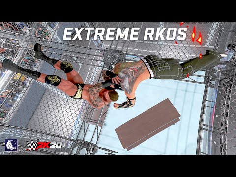 WWE 2K20 Top 10 Extreme RKO (insane)