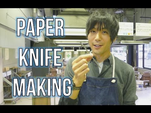 紙刀製作｜彌彥村 (Paper Knife Making | Yahiko Village)