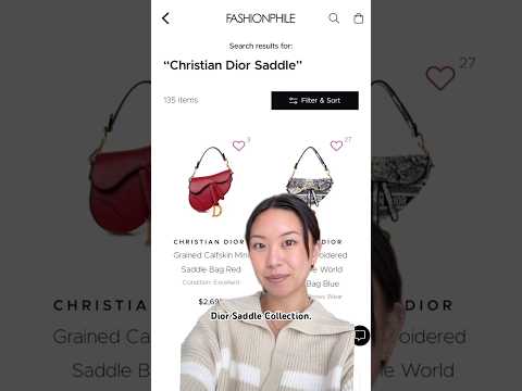 Christian Dior Saddle Collection