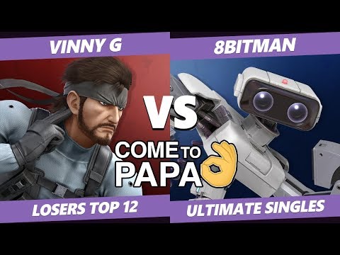 CtP3 SSBU - 8Bitman (ROB) Vs. Vinny G (Snake) Smash Ultimate Tournament Losers Top 12
