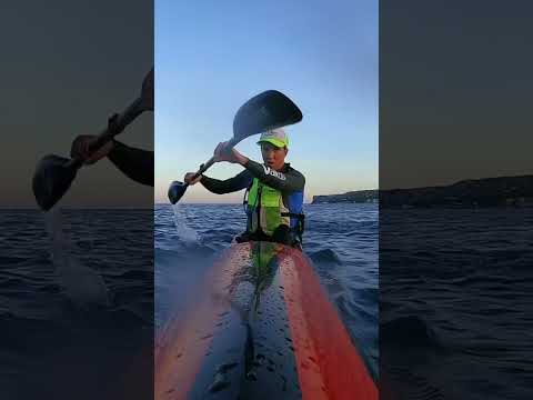 Surfski flat water vs downwind 🌊