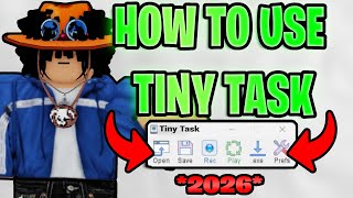 How To AFK Any Roblox Game Using TinyTask (TinyTask Tutorial)