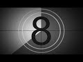 Old Movie COUNTDOWN V 686 9 To 1 With Sound Effects 8K
