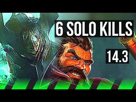 MORDEKAISER vs GRAVES (JNG) | 6 solo kills, 12/4/17, Legendary | NA Grandmaster | 14.3