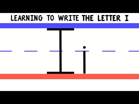 Write the Letter I - ABC Writing for Kids - Alphabet Handwriting by 123ABCtv
