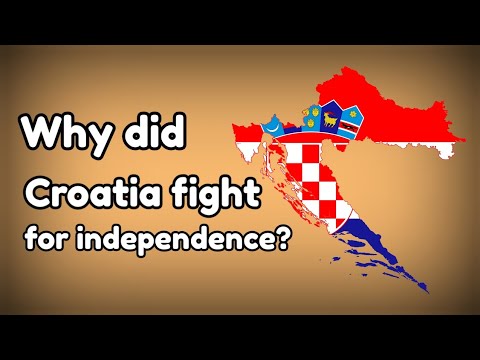 When did Croatia get their independence?