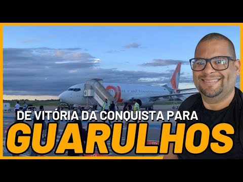Voo de Vitória da Conquista para Guarulhos com a Gol ✈️