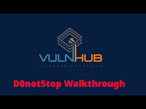 Directory Traversal with Dirbuster | D0not5top Vulnhub CTF Walkthrough | P1