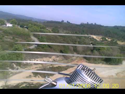 Aerial view from radio controled airplane - Coja Aerodrome - 2011-02