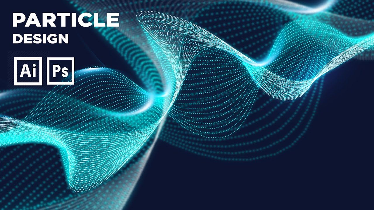 How to Make Vector Abstract Particles Using Adobe Illustrator & Photoshop