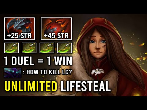 WTF 1v5 Hyper Tank Heart Satanic Unlimited Lifesteal 1 Duel 1 Win Legion Commander Dota 2