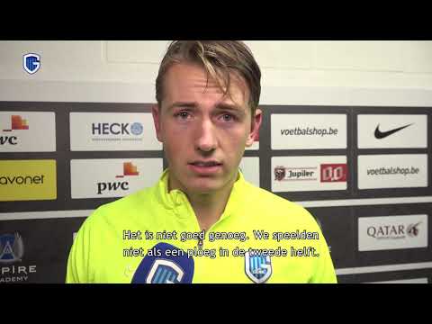 Reactie Sander Berge na Eupen - KRC Genk