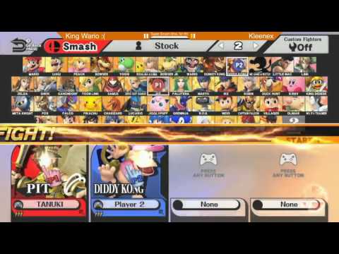 Game EVO 2nd Qualifier SSB4: Kailex (Diddy Kong) vs King Wario (Wario, Pit) - WR3