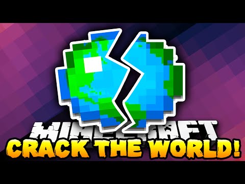 Minecraft - CRACK THE WORLD! (Best 1.8 Adventure Map!) w/ Preston & Kenny