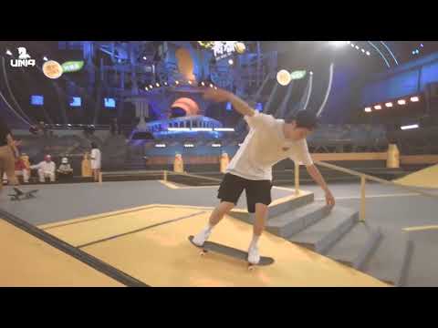 [UNIQ LIFE] 190829 YIBO’s Skateboarding Class Last Lesson