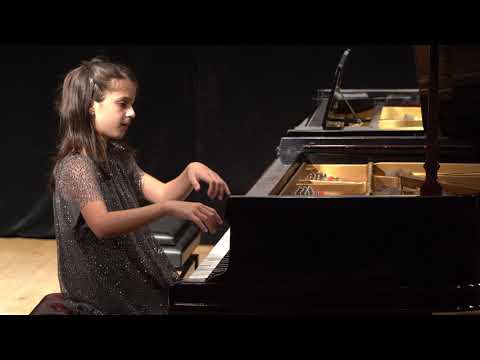 Alona Caspit at "Piano Forever Competition 2018" for young pianists, ages 6-11