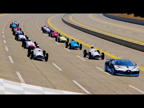 Bugatti Divo vs IndyCar 1952 - Nardo Speed Ring