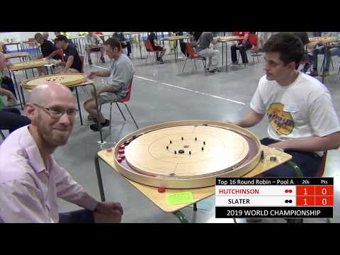 2019 World Crokinole Championship - Top 16 - Hutchinson v Slater