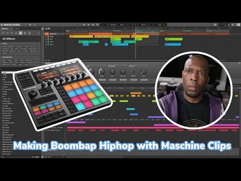 Making Boom Bap Hiphop with Maschine 2.12 Clips