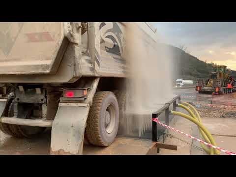 Şantiyeler İçin Araç Teker Yıkama Makinesi - Sancak Mühendislik