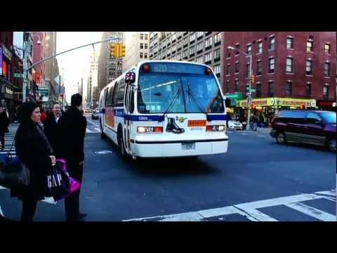 1999 Mta New York City Bus RTS-06 T80206 5205 On The M20 @ West 23rd & 7th Avenue