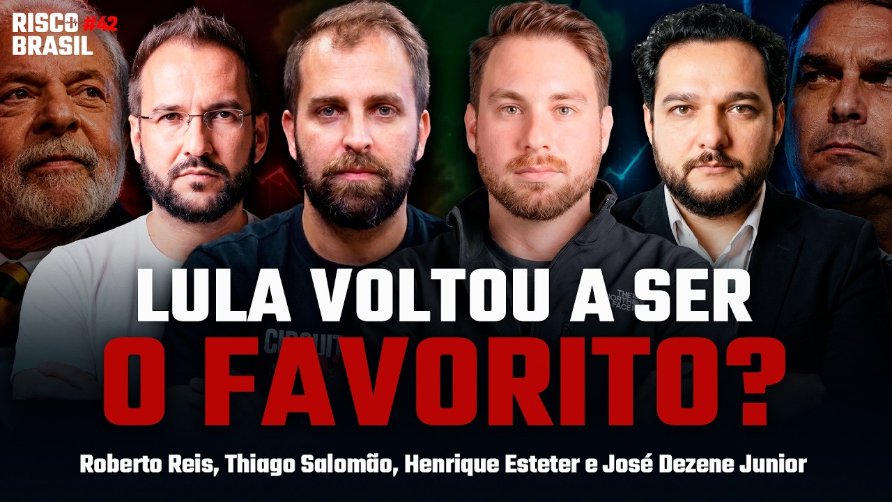 LULA X FLÁVIO BOLSONARO: QUEM ESTÁ NA FRENTE PARA PRESIDENTE? | Risco Brasil #42