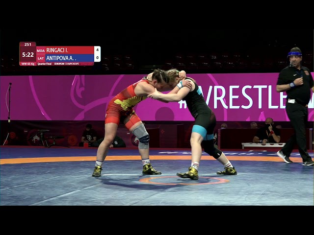1503 | 251 | Seniors WW 65kg | 1/4 Final | RINGACI Irina (MDA) | ANTIPOVA Alina Aleksandra (LAT)