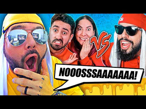 BATALHA DE YOUTUBERS GABRIEL E SHIRLEY VS MUSSA REACT MUSSARELA