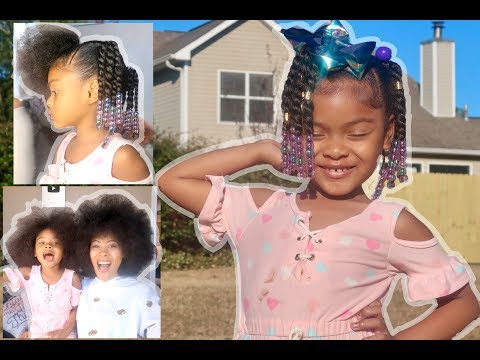 HOW TO: Easy Kids Natural Hairstyle...