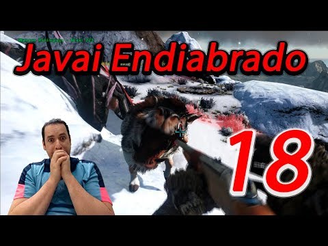 Ark PT BR Ragnarok - Parte 18 - Conseguir muito Meat Jerk  - Domando o Javali