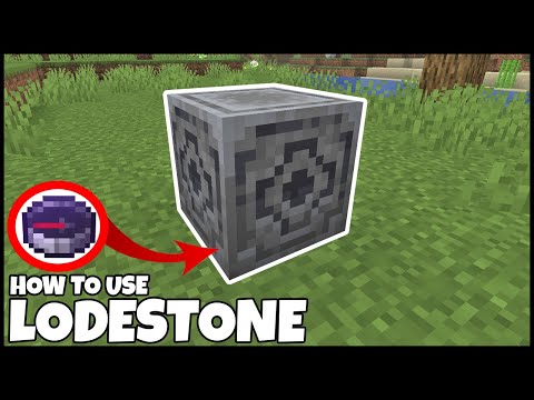 How To Use The LODESTONE In MINECRAFT