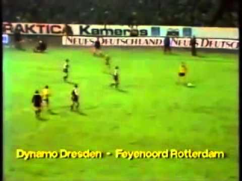 Dinamo Dresda - Feyenoord 1-1 - Coppa U.E.F.A. 1981-82 - 16imi di finale - ritorno