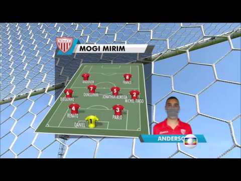 Escalação com Hino: Mogi Mirim (Rede Globo)