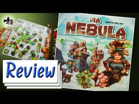 Via Nebula Brettspiel Review Martin Wallace Space Cowboys / GER