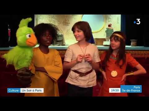 Reportage France 3 - Les Mystérieuses Cités d'Or, le spectacle musical.