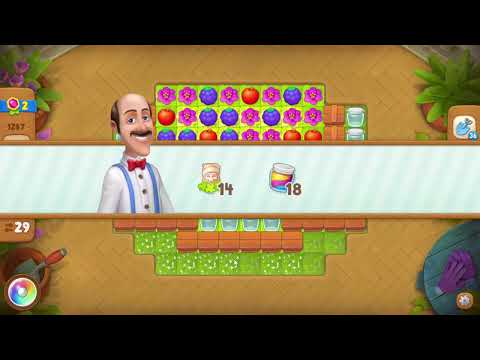Gardenscapes 1267 Level - 29 moves - NO BooSTERS
