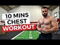 10 MINS CHEST PUSH UP WORKOUT AT HOME (NO EQUIPMENT)