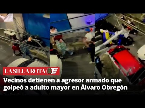 Man fires gun in streets of Álvaro Obregón and ends up beaten by neighbors