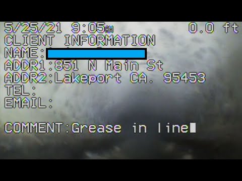 FOG video inspection 851 N Main St 5.25.21