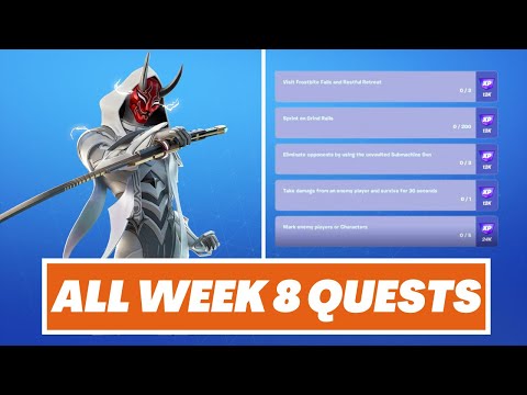 EASILY Complete Week 8 Quests in Fortnite - Chapter 4, Season 2