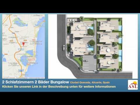 2 Schlafzimmern 2 Bäder Bungalow zu verkaufen in Ciudad Quesada, Alicante, Spain