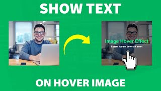 Show Text Overlay On Hover Image With HTML And CSS