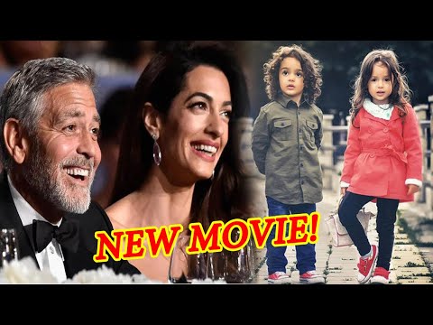 George Clooney Twins Pics