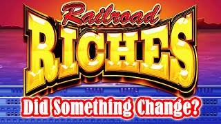 Railroad Riches slot - Something Looks Different!? Big Win at Peppermill casino in Reno!