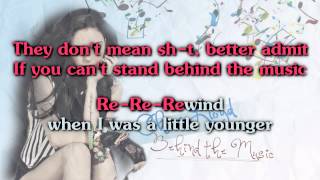 Cher Lloyd - Behind The Music [Karaoke/ Instrumental]