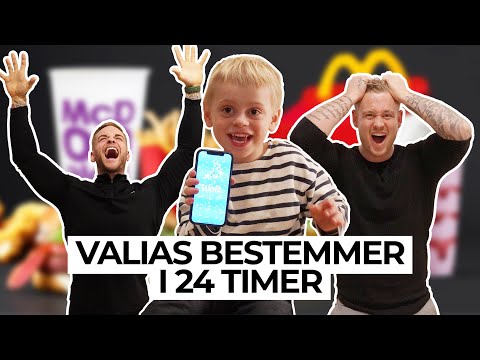 MIN SØN PÅ 3 BESTILLER VORES MAD OG BESTEMMER HVAD VI SKAL SPISE EN HEL DAG!